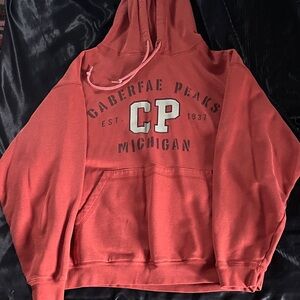 Casual Red Sweatshirt